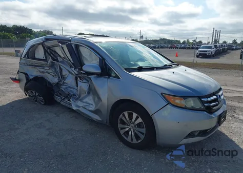 2016 Honda Odyssey Ex-L from USA, damaged, VIN 5FNRL5H6XGB010115